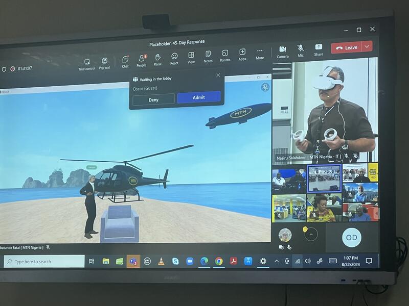 Metaverse internal application